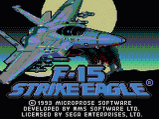 F-15 Strike Eagle screenshot 5 for Sega Game Gear